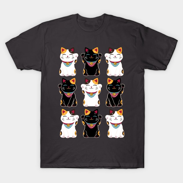 Lucky Cats T-Shirt by Serena Archetti